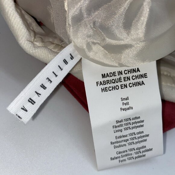 Pottery Barn Charlie Velvet Christmas Holiday Stocking Red Monogrammed 14 Inch - Picture 4 of 11